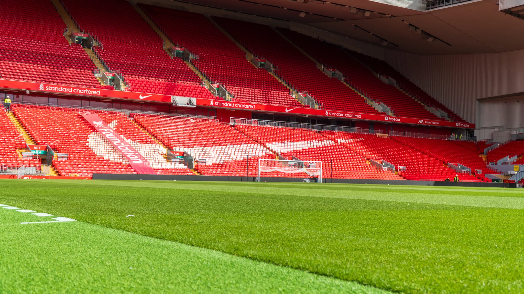 Anfield pitch