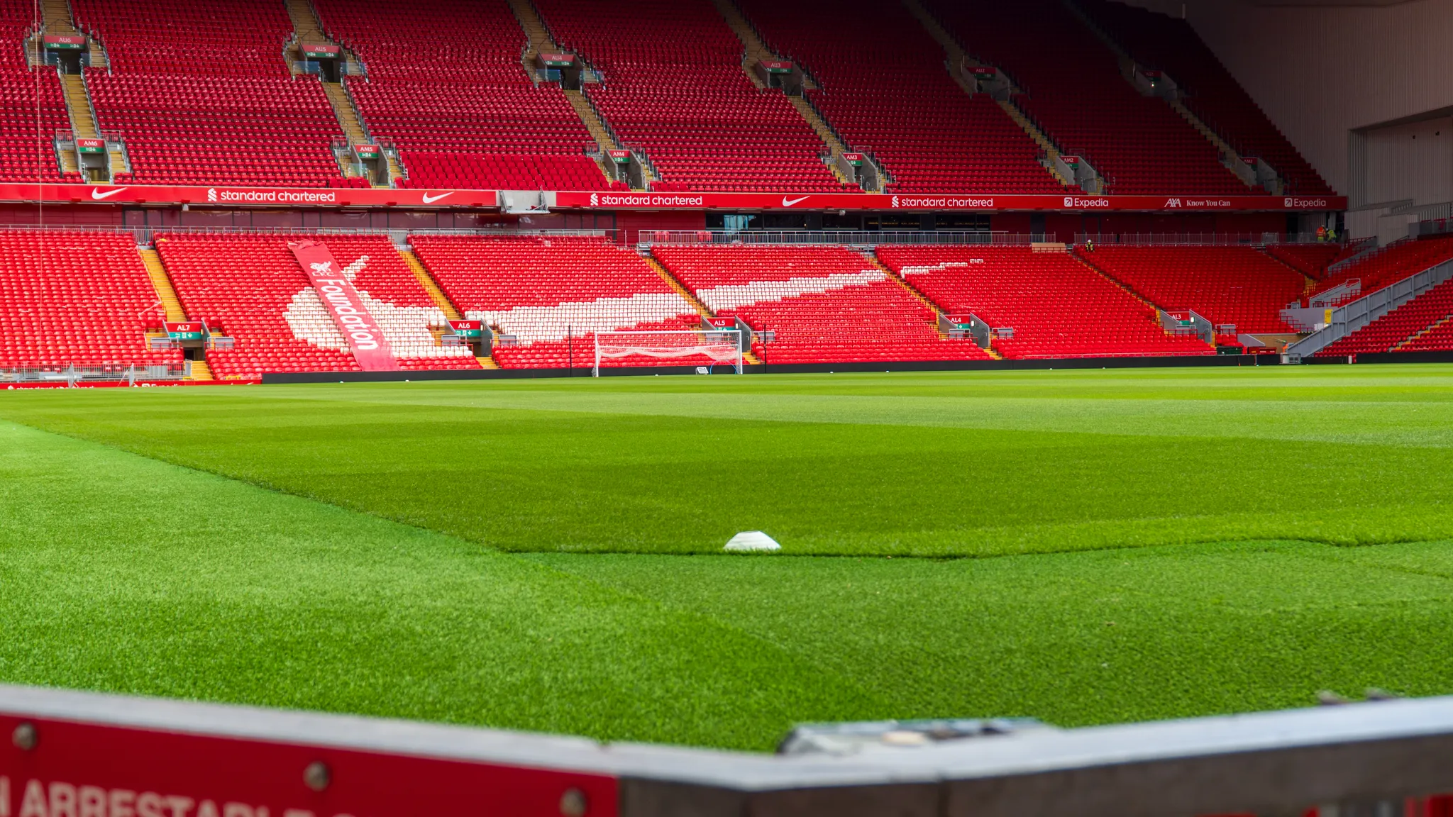 Anfield pitch