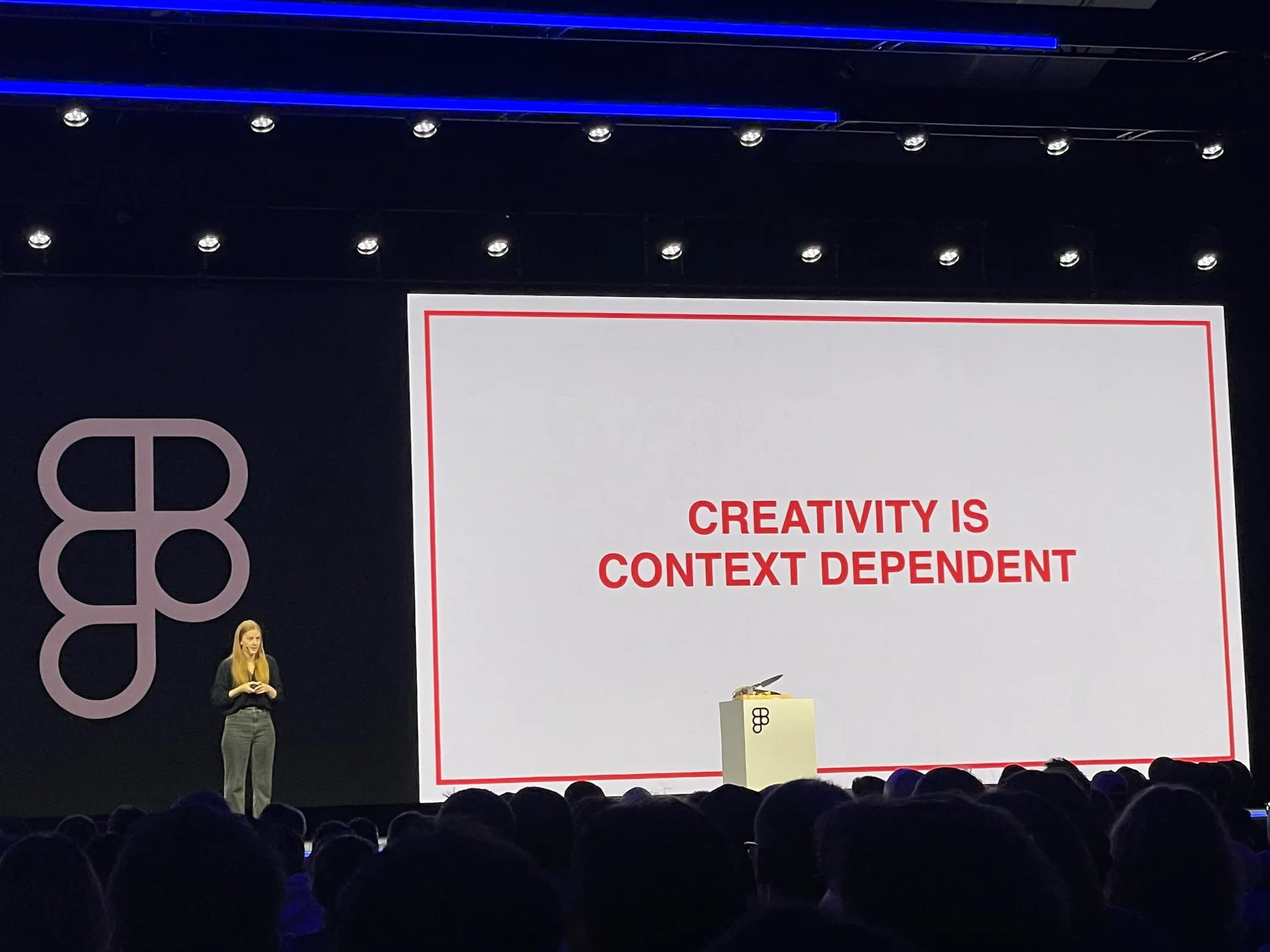 Creativity is context dependant